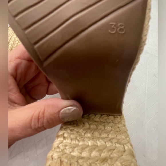 MKS Ladies Espadrille Slides Mules. Size 38 / 8. - Picture 7 of 8